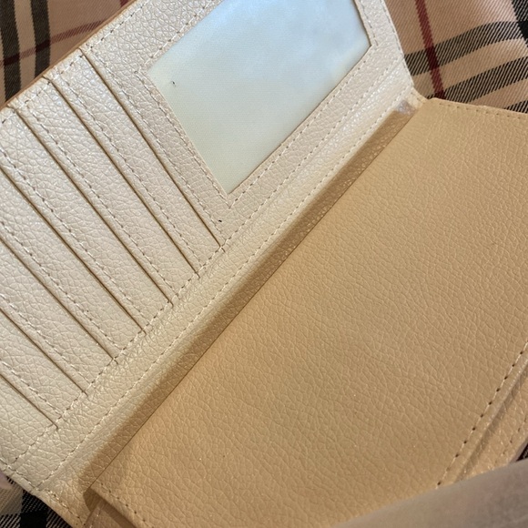 Mens Western Long Wallet Billetera Beige & Brown New - Picture 9 of 9